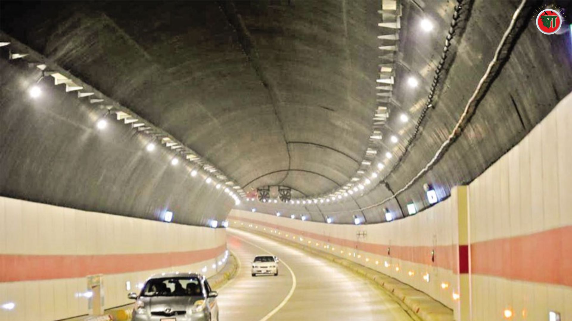 This picture of karnaphuli tunnel